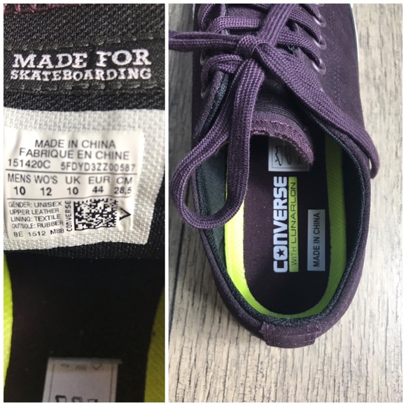 NWT Converse Ctas Pro Black Cherry 🍒 M AUTHENTIC - Picture 8 of 8